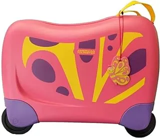 حقيبة سكيتل الصلبة للأطفال من أمريكان توريستر بعجلات - وردي