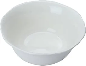 Alsaif Gallery White Round Porcelain Serving Plate 7 Inch