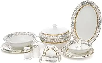 Alsaif Gallery Dining Set Porcelain 86 Pieces