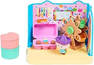 Gabby's Dollhouse 6064151 Craft-A-Riffic Room with Baby Box Cat Figure, Accessories, Furniture and Dollhouse Deliveries, Kids’ Toys for Ages 3