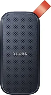 SanDisk Portable SSD 1 TB (External Hard Drive with SSD Technology 2.5 Inches, 800 MB/s Transfer Rates, Robust Drive, Robust Attachment Loop Made of Durable Rubber) Grey