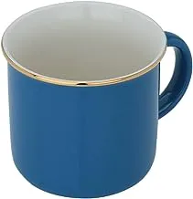 Sword Gallery Mug Porcelain Blue with Gold Trim