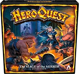 Heroquest The Mage of The Mirror Quest Pack، لعبة لعب الأدوار للأعمار من 14 عامًا فما فوق، تتطلب نظام لعبة HeroQuest للعب