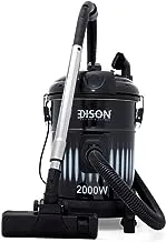 Edison Vacuum Cleaner Barrel 25L Black 2000W