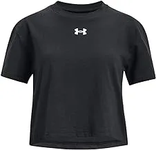 Under Armour girls Crop Sportstyle Logo Short Sleeve T-Shirt