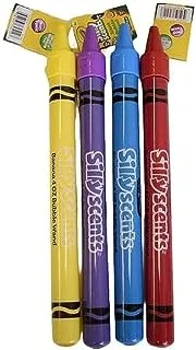 Crayola A1-2440 Silly Scent Bubble Tube مجموعة من 4 قطع