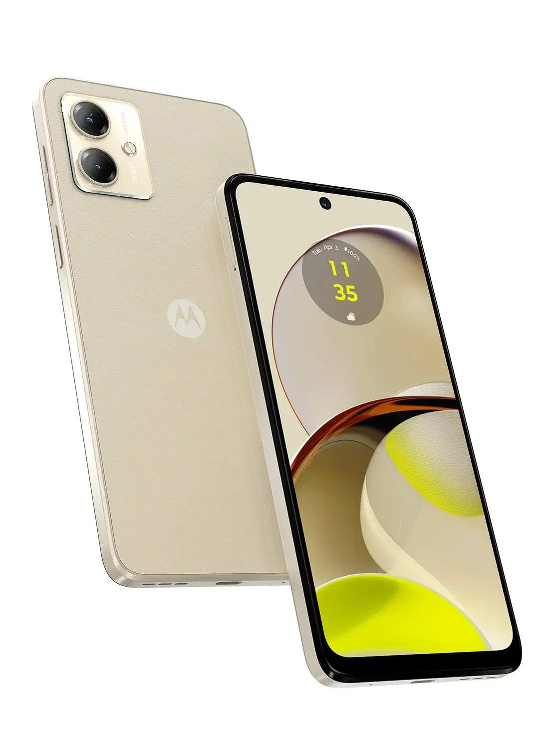 Motorola G14 Dual SIM Butter-Cream 4GB RAM 128GB 4G - Middle East Version