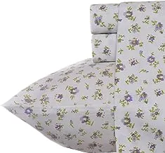 Laura Ashley Petite Fleur Sheet Set, King, Lavender