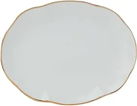 Alsaif Gallery Round Flat Porcelain Dish 21cm Medium
