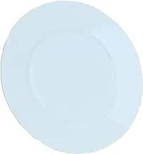 Alsaif Gallery White Round Porcelain Serving Plate 8 Inch