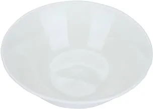 Alsaif Gallery White Porcelain Soup Bowl 5 Inch