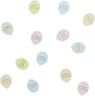 Pastel 'Happy Birthday' Balloon Table Scatter 10g