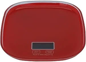 Alsaif Gallery Red Electronic Kitchen Scale 5 Kg