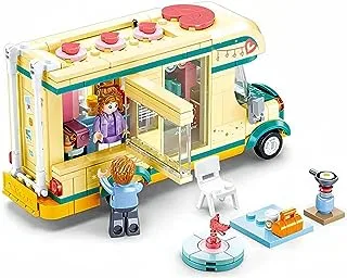 Sluban Girl's Dream Series - camper Building Blocks 314 PCS with 2 Mini Figurese - For Age 6+ Years Old