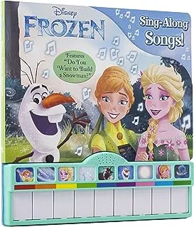 Disney Frozen Elsa, Anna, Olaf, and More! - Sing-Along Songs! Piano Songbook with Built-In Keyboard - Features "Do You want to Build a Snowman?" - PI Kids