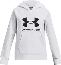 Under Armour girls Rival Fleece Big Logo Hoodie Hooded Sweatshirt