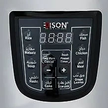 Edison Electric Pressure Cooker 10 Liter Steel Black