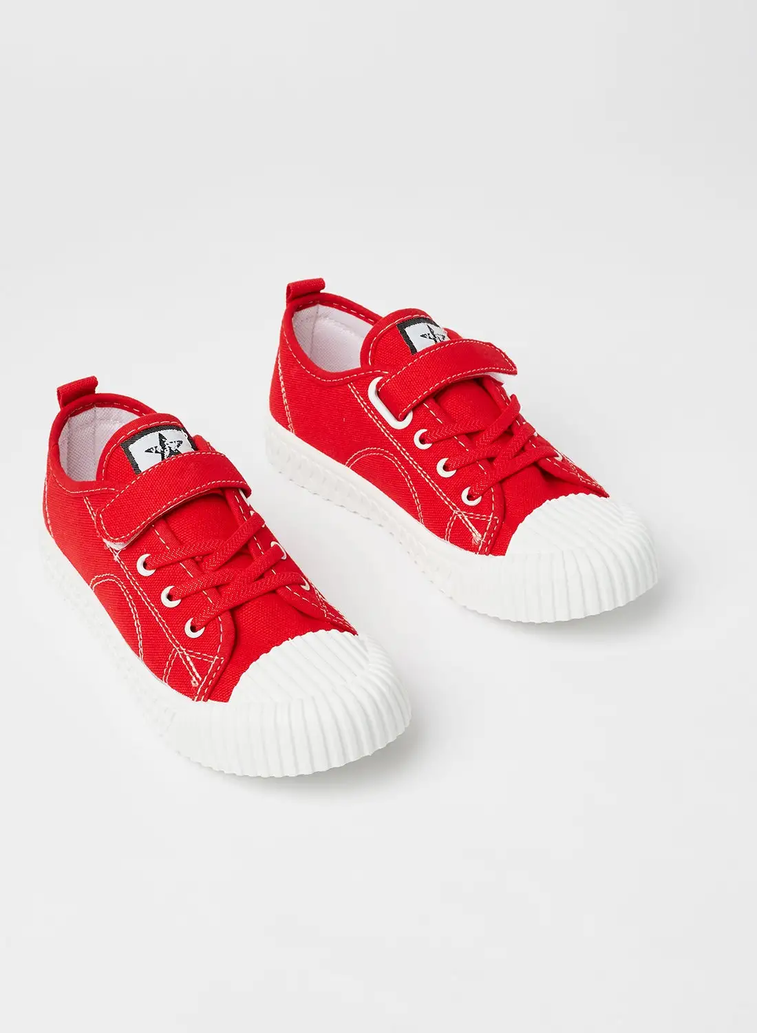 Hoppipola Casual Velcro Sneakers Red