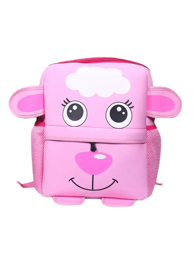 al ostoura toys Sheep Design Cute School Bag Pink/Black/White