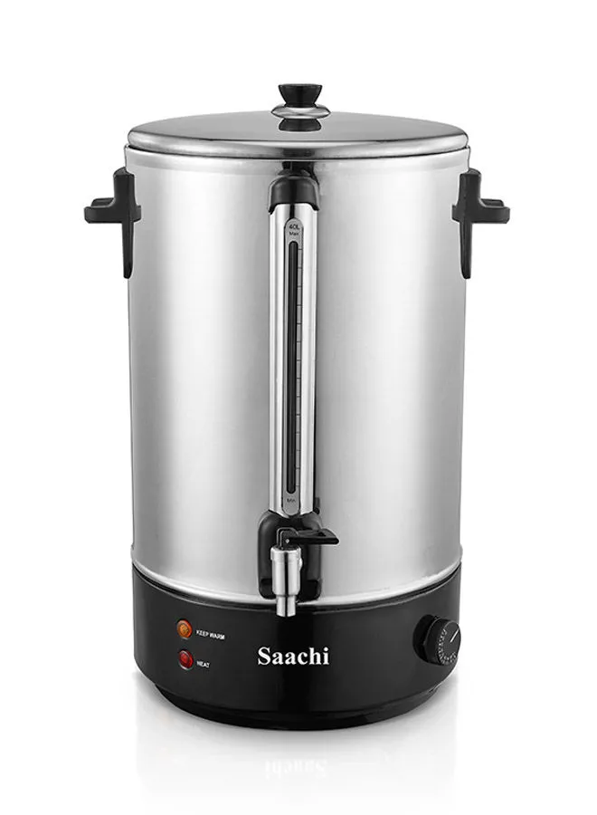 Saachi Water Boiler with Stainless Steel Body, Adjustable Temperature Control, Automatic Shut-Off and Non-Drip Dispensing Tap NL-WB-7340-ST Silver