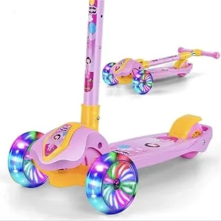 COOLBABY Children's Twisted Lemigo with flash wheels，Children's scooter