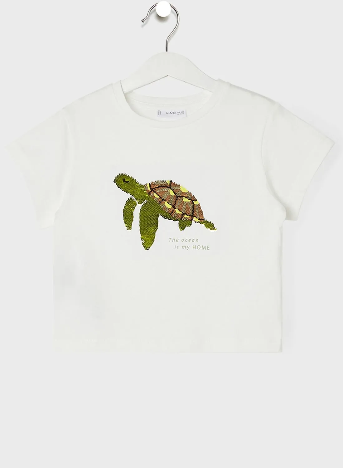 MANGO Infant Reversible Sequins T-Shirt
