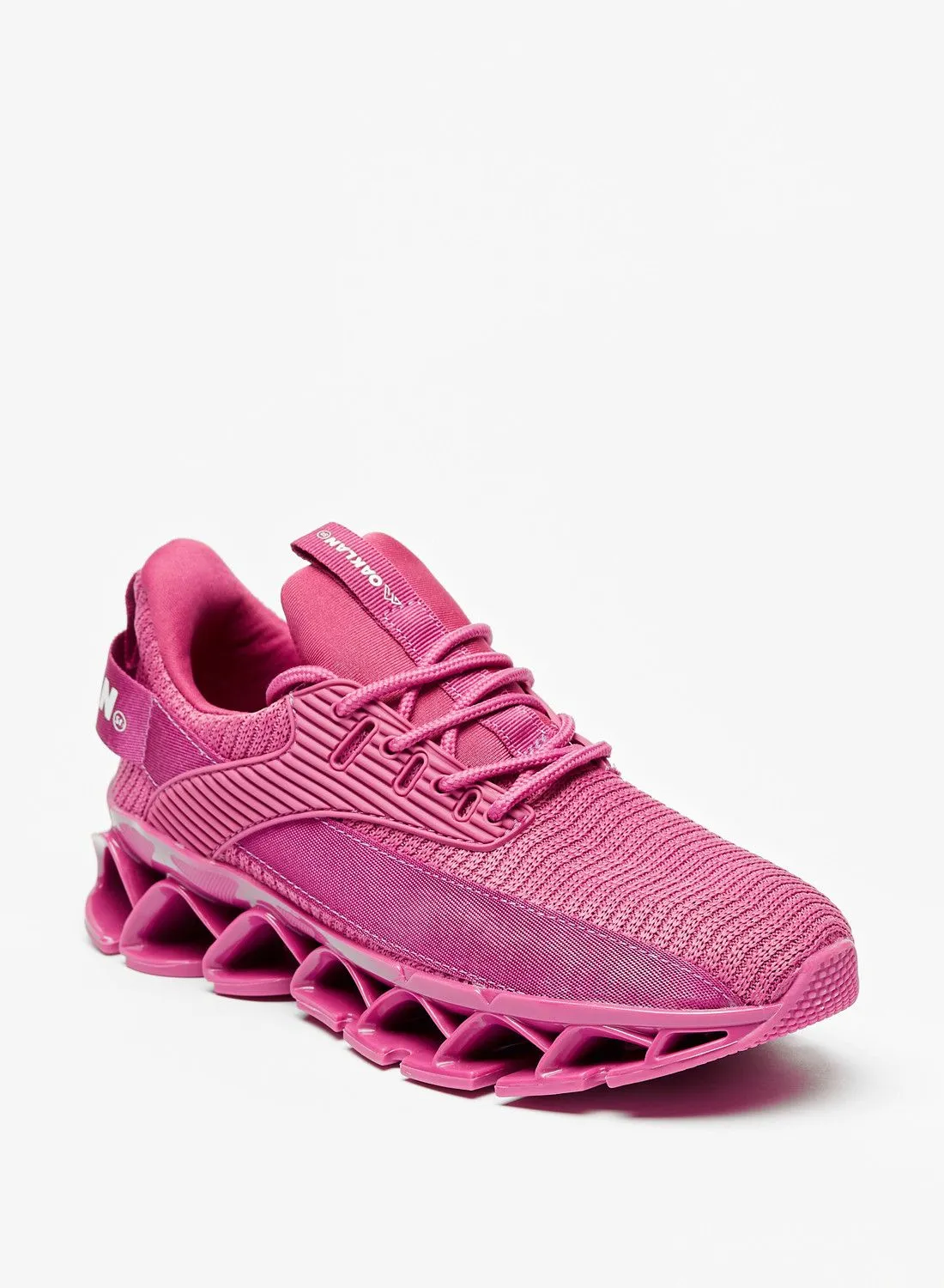 OAKLAN Textured Lace-Up Trainer