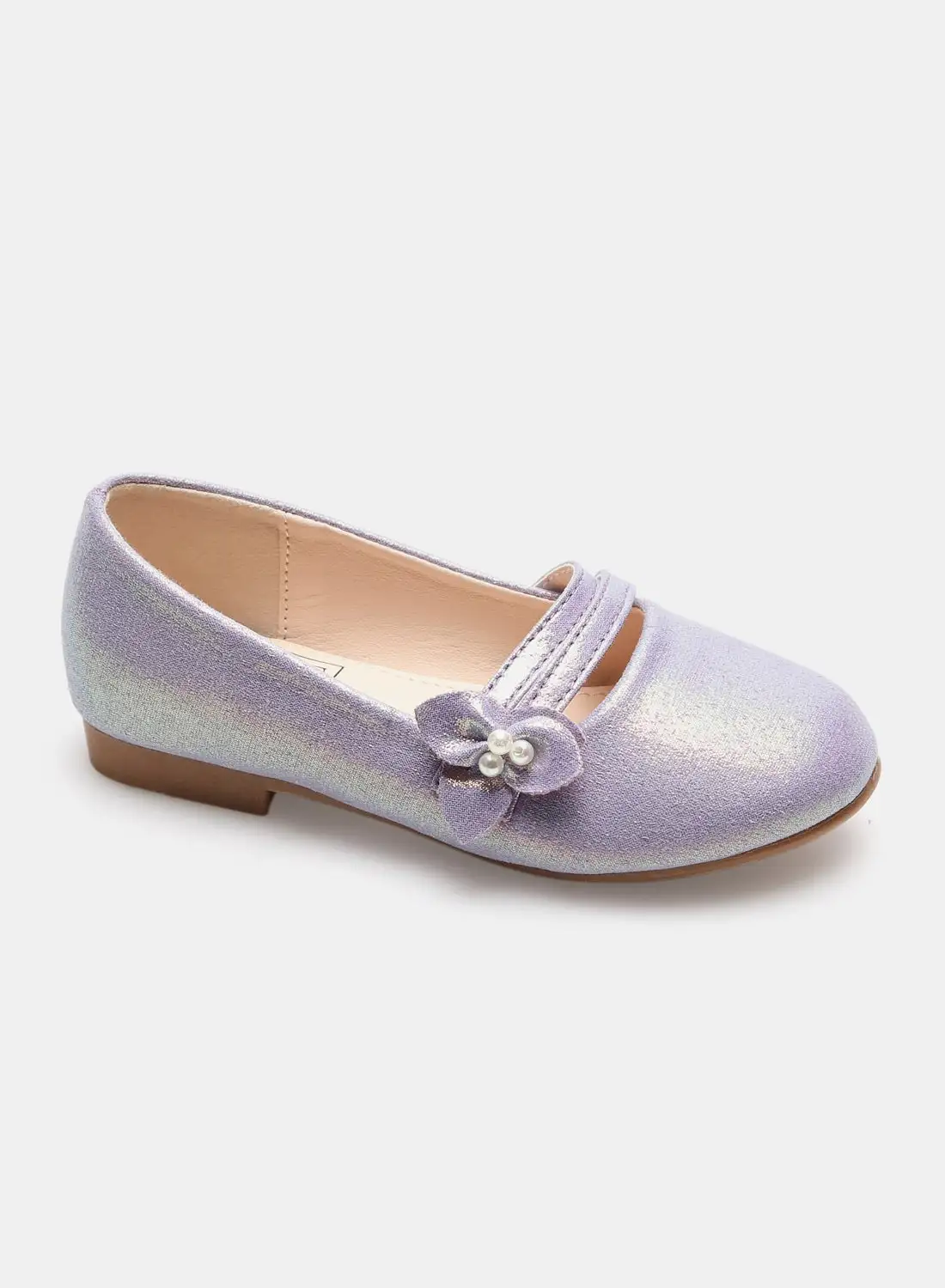 NEON Girls Fashionable Casual Ballerinas Purple