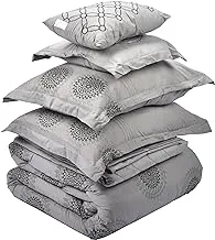 Mennonite Central Committee Roundel Comforter Set 9-Piece, Twin Size