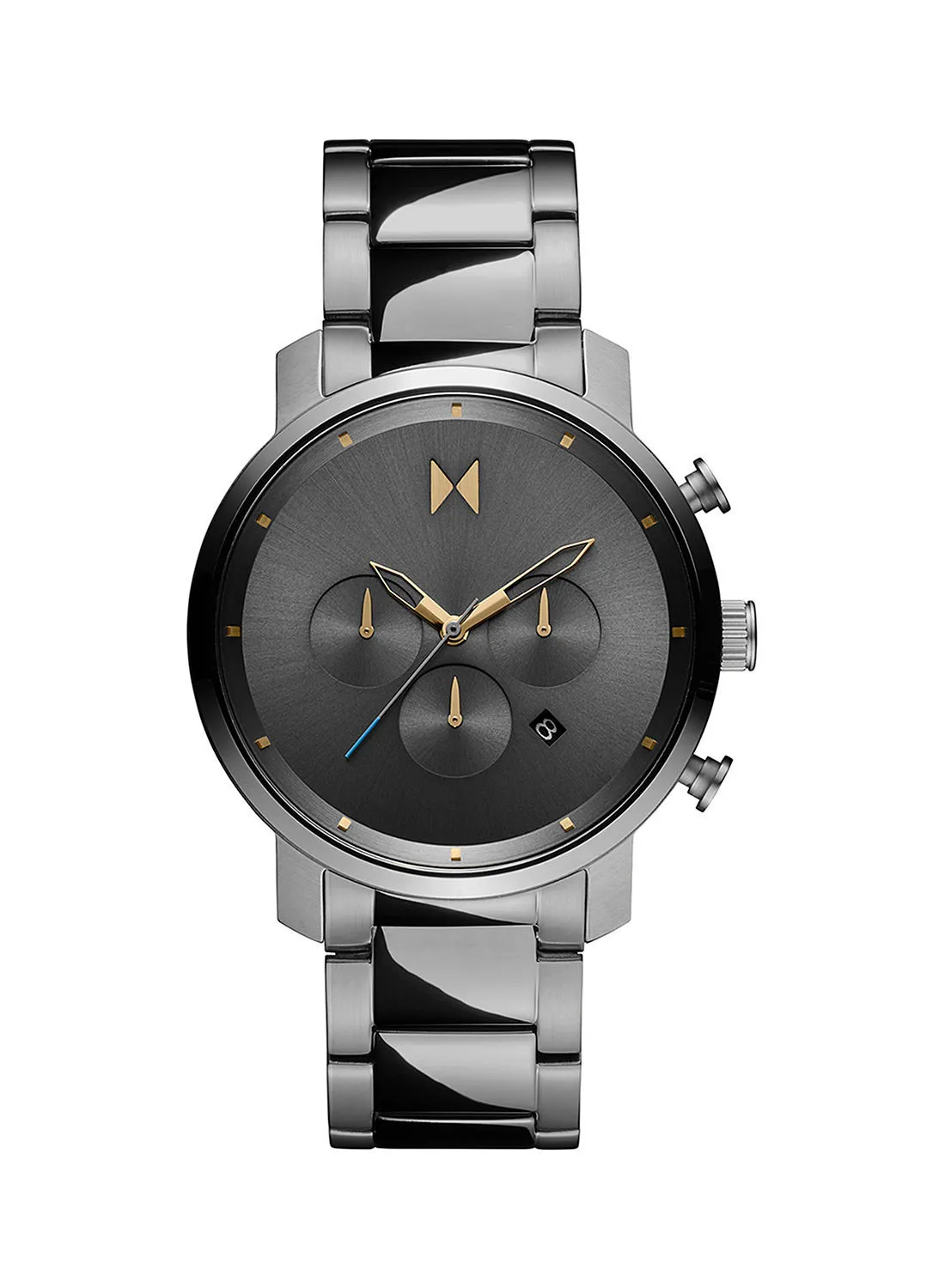 MVMT Men Chronograph Round Shape Stainless Steel Wrist Watch 28000289-D - 45 Mm