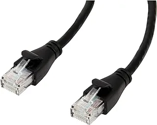AmazonBasics RJ45 Cat-6 Ethernet Patch Internet Cable - 50 Feet (15.2 Meters), Black