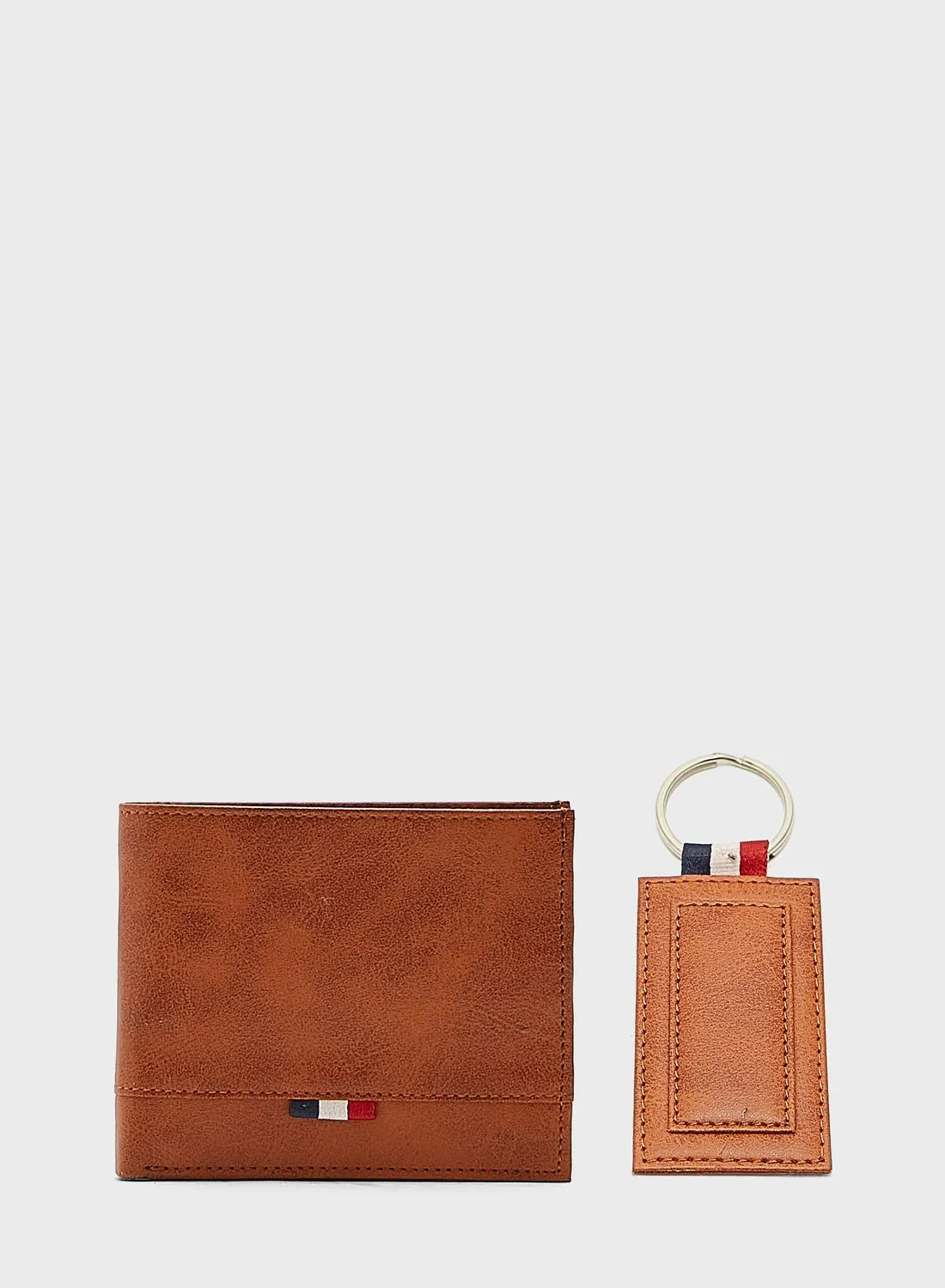 Robert Wood Leatherette Wallet And Card Holder Gift Set