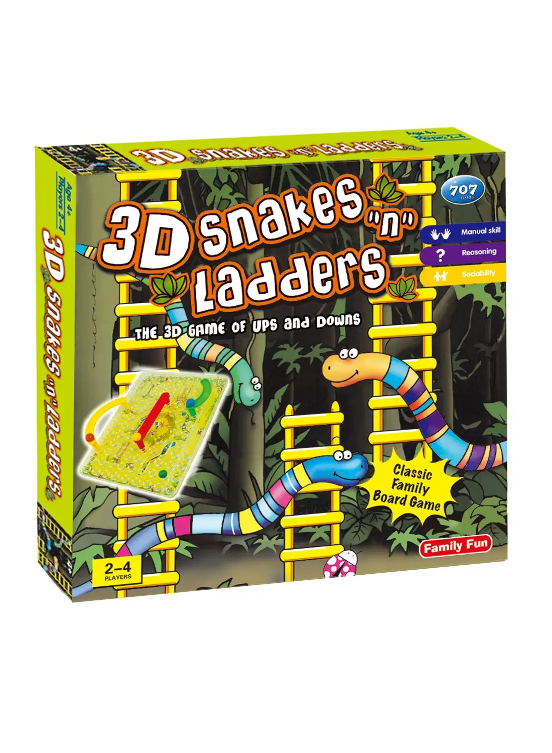707 Games 3d Snakes & Ladders