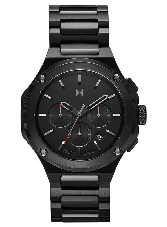 MVMT Men's Chronograph Round  Stainless Steel Wrist Watch 28000149-D  46.5 Mm