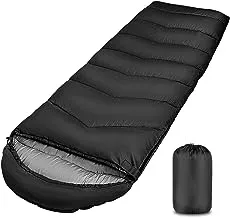 Sleeping Bag for Outdoor Camping 3-4 Seasons, -5 °C-15 °C Sleeping Bag Winter Lightweight Waterproof Blanket Sleeping Bag (210 x 80 cm), Warm & Soft (2.0 kg) for Outdoor Camping, Travel, Hiking