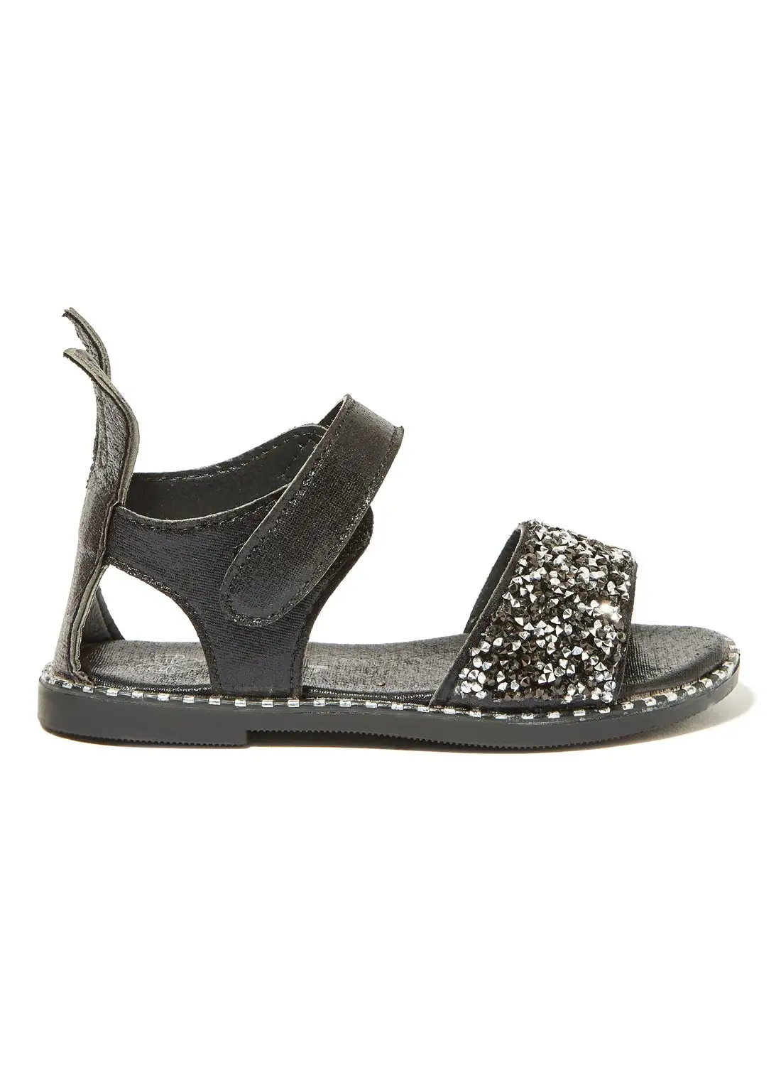 Hoppipola Girls Shimmer Sandals Black