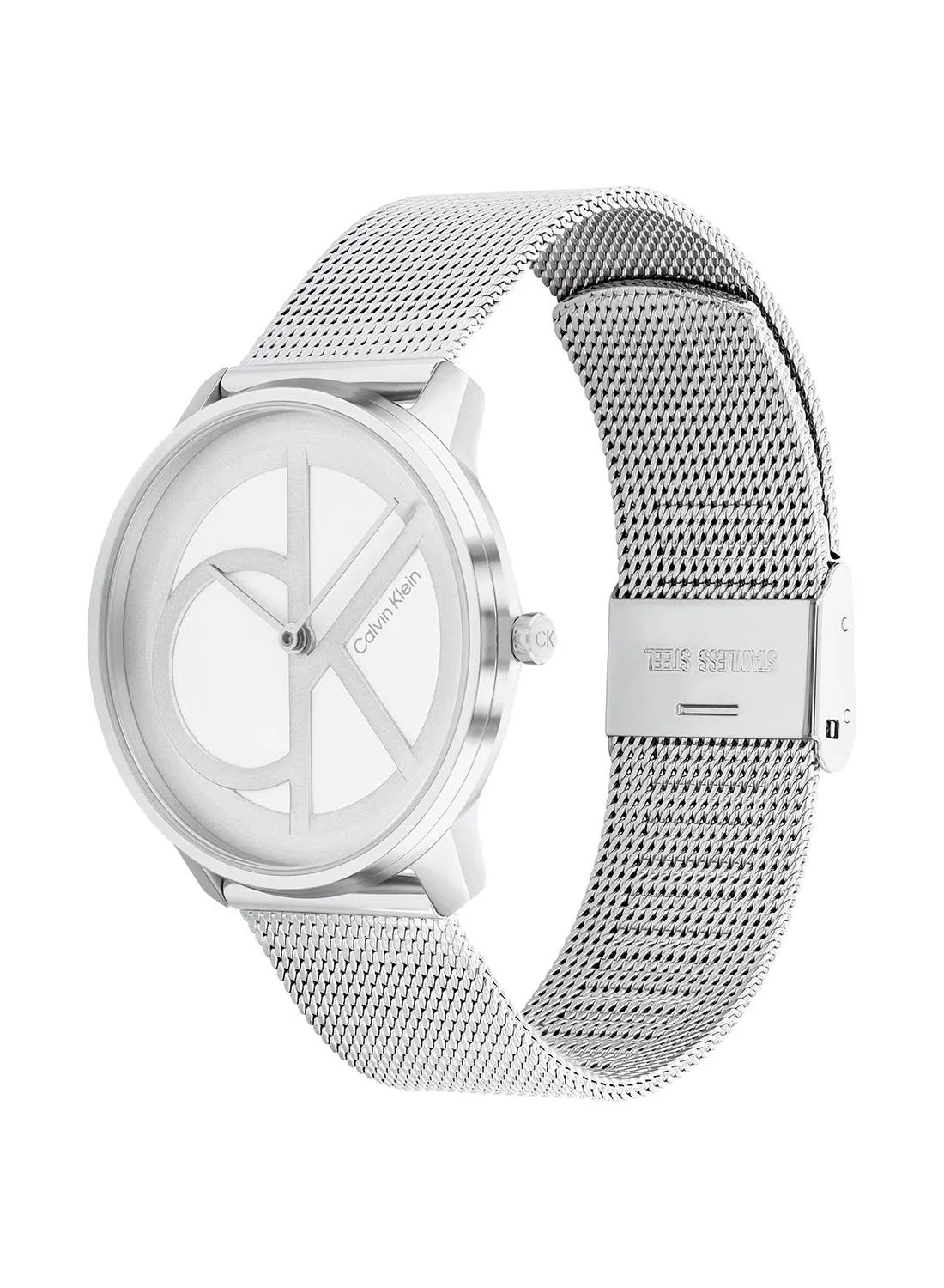 CALVIN KLEIN Analog Round Waterproof  Wrist Watch With Stainless Steel 25200032