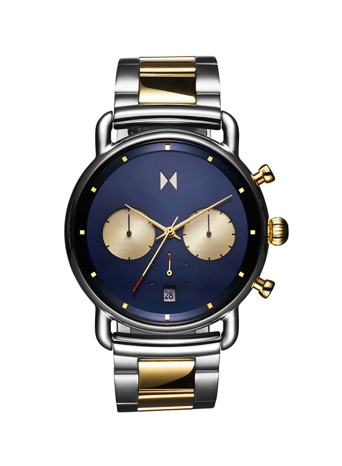 MVMT Men Chronograph Round Shape Stainless Steel Wrist Watch 28000272-D - 42 Mm