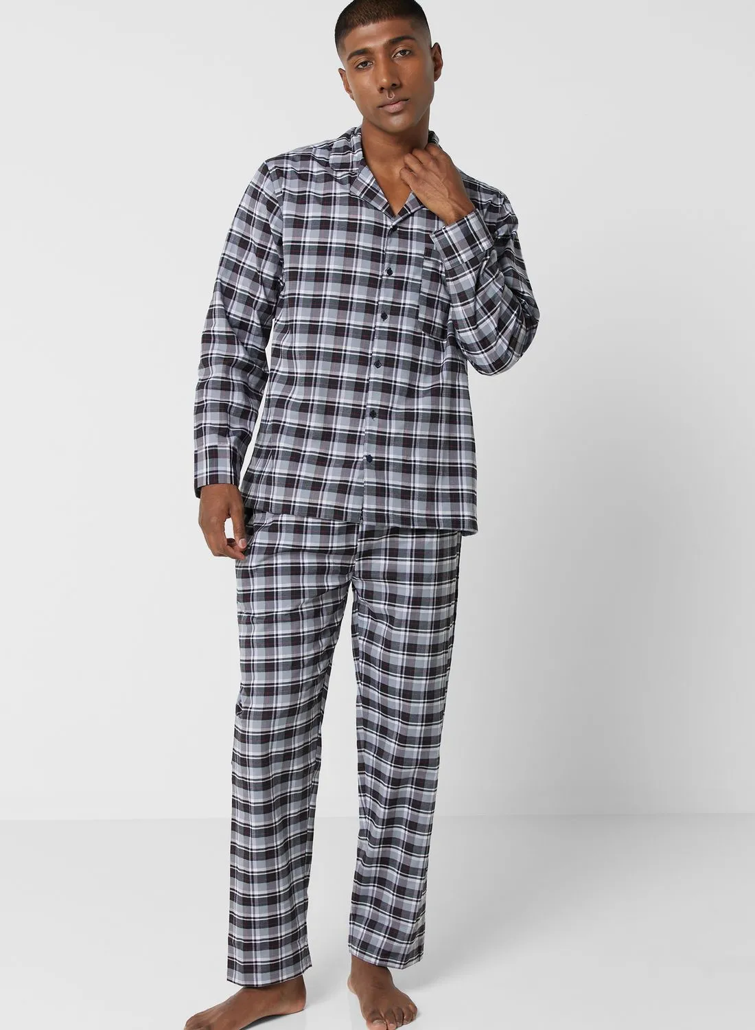 Robert Wood Check Pyjama Set