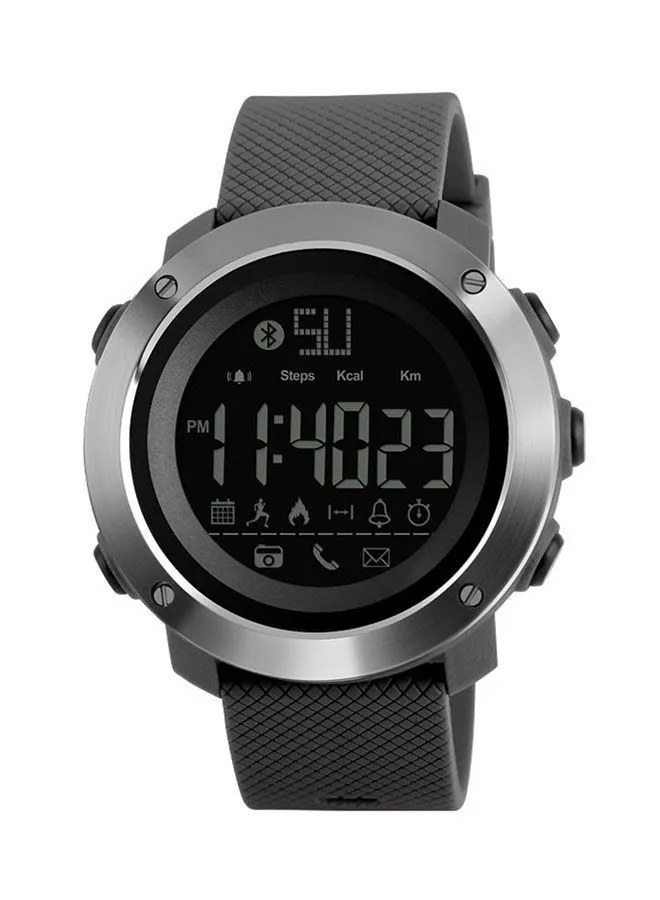 SKMEI Men's Water Resistant Digital Watch 32861604594 - 52 mm - Grey
