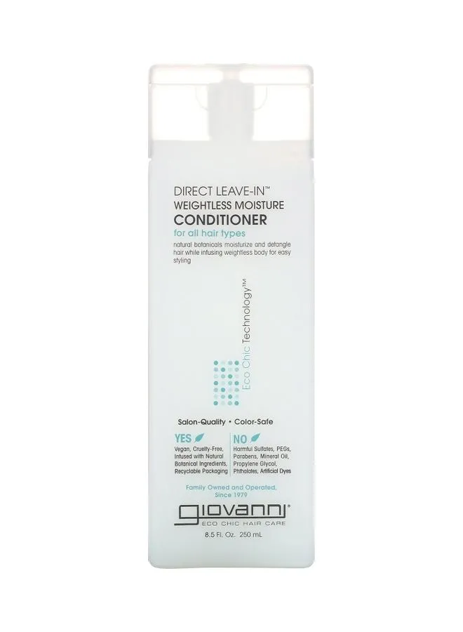 Giovanni Leave-In Weightless Moisture Conditioner 250ml
