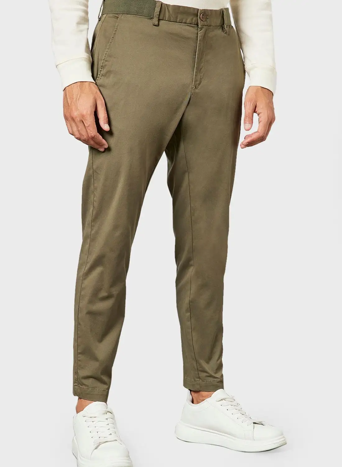 Mango Man Essential Straight Fit Trousers
