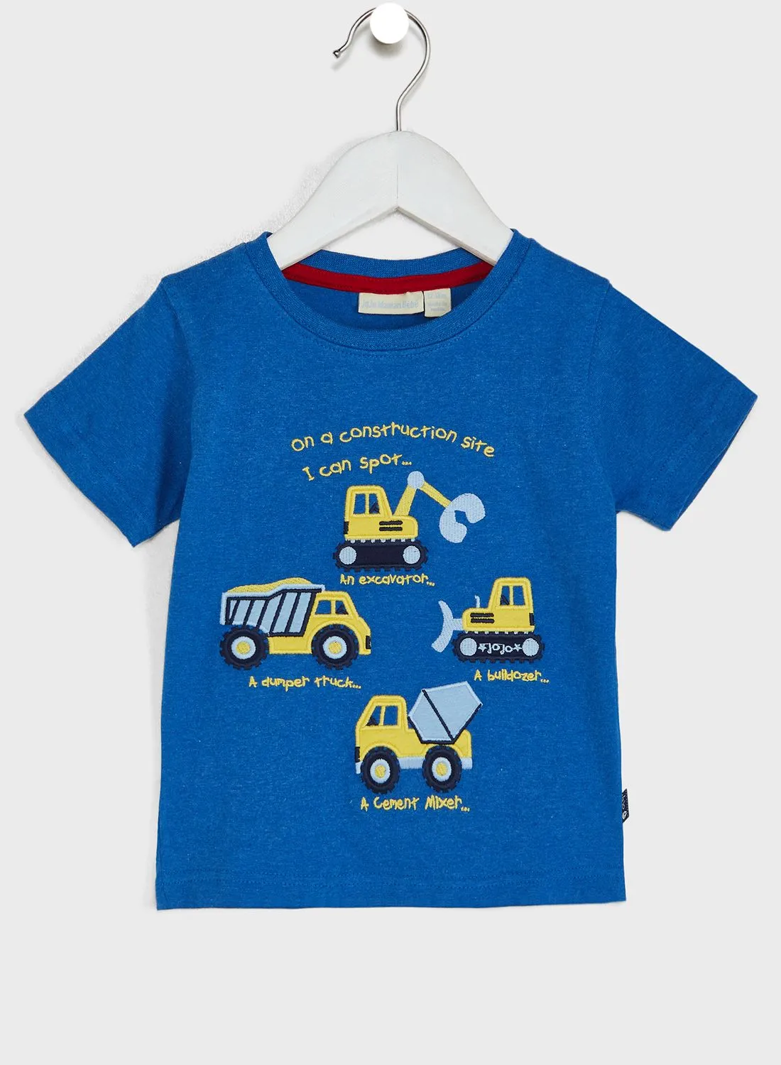 JoJo Maman Bebe Kids Construction T-Shirt
