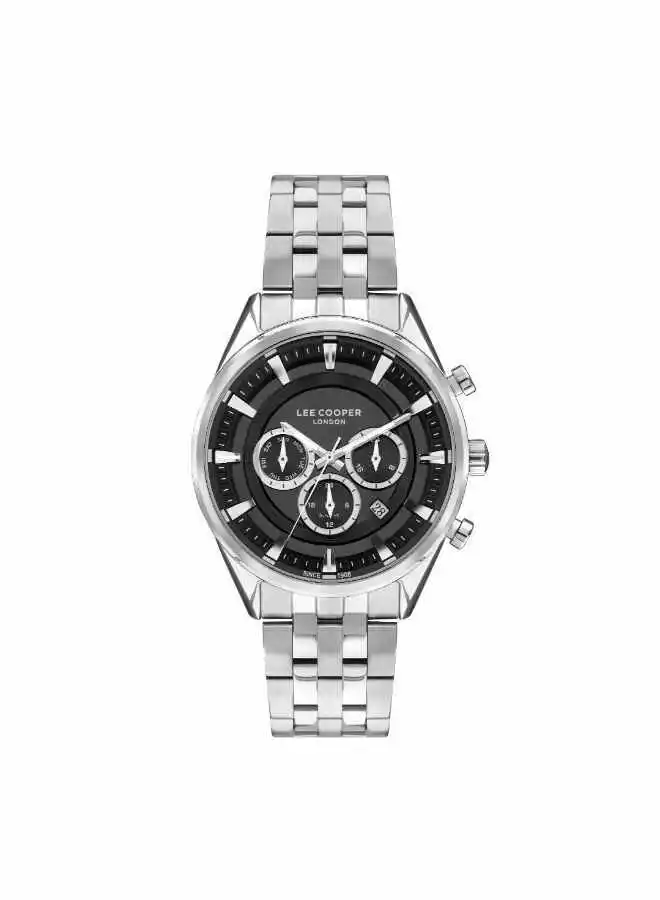 Lee Cooper Men's Chronograph Round Shape Metal Wrist Watch LC07533.350 - 45 Mm