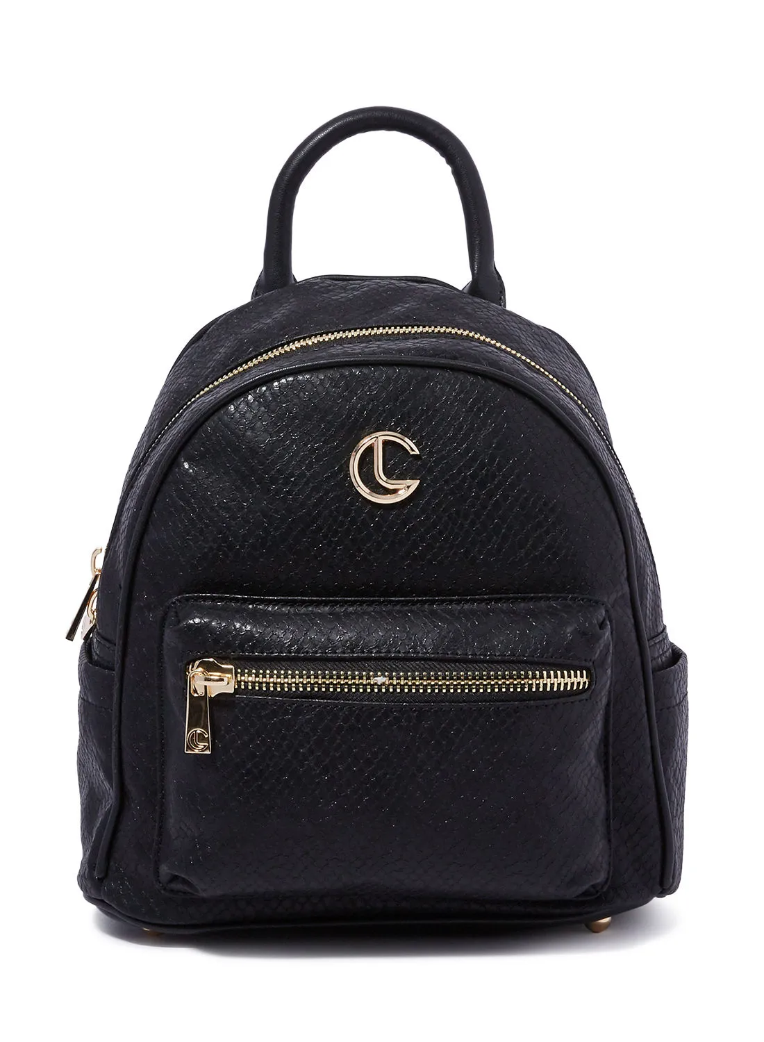 Le Confort Textured Mini Backpack Black
