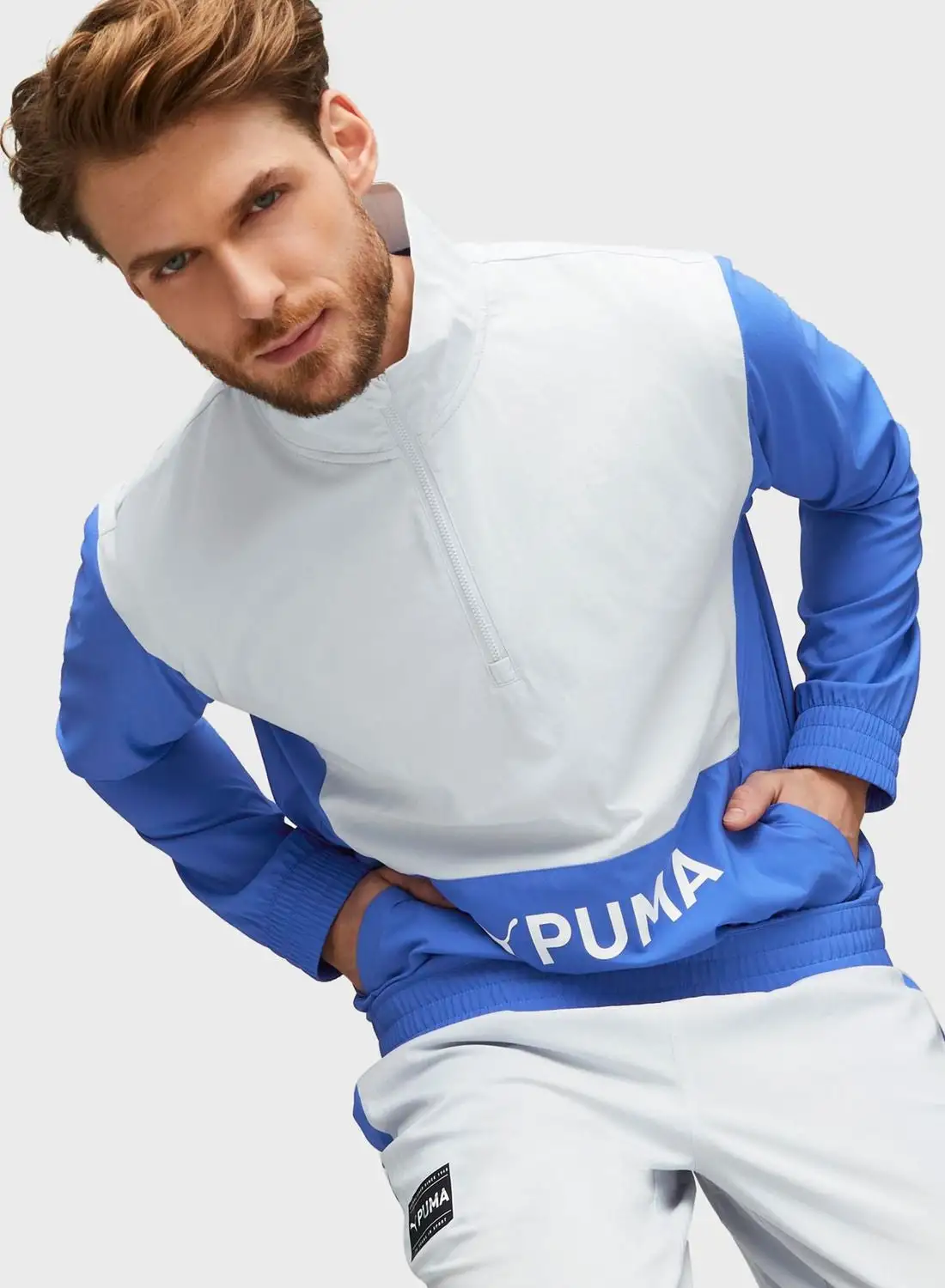 PUMA Logo Fit Heritage Woven Jacket