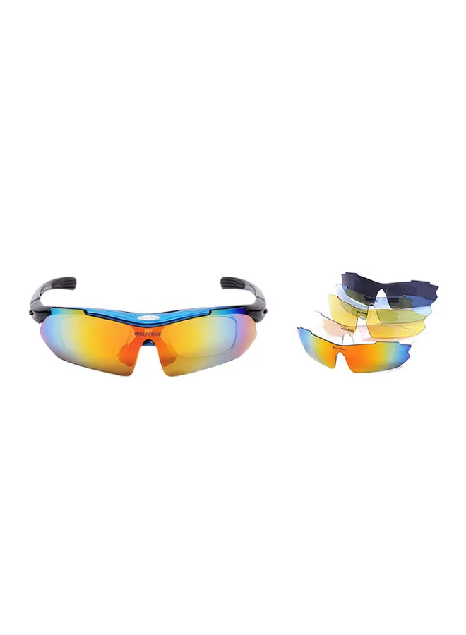 Wolfbike Outdoor Sports Polorized 5 Lens Sunglasses
