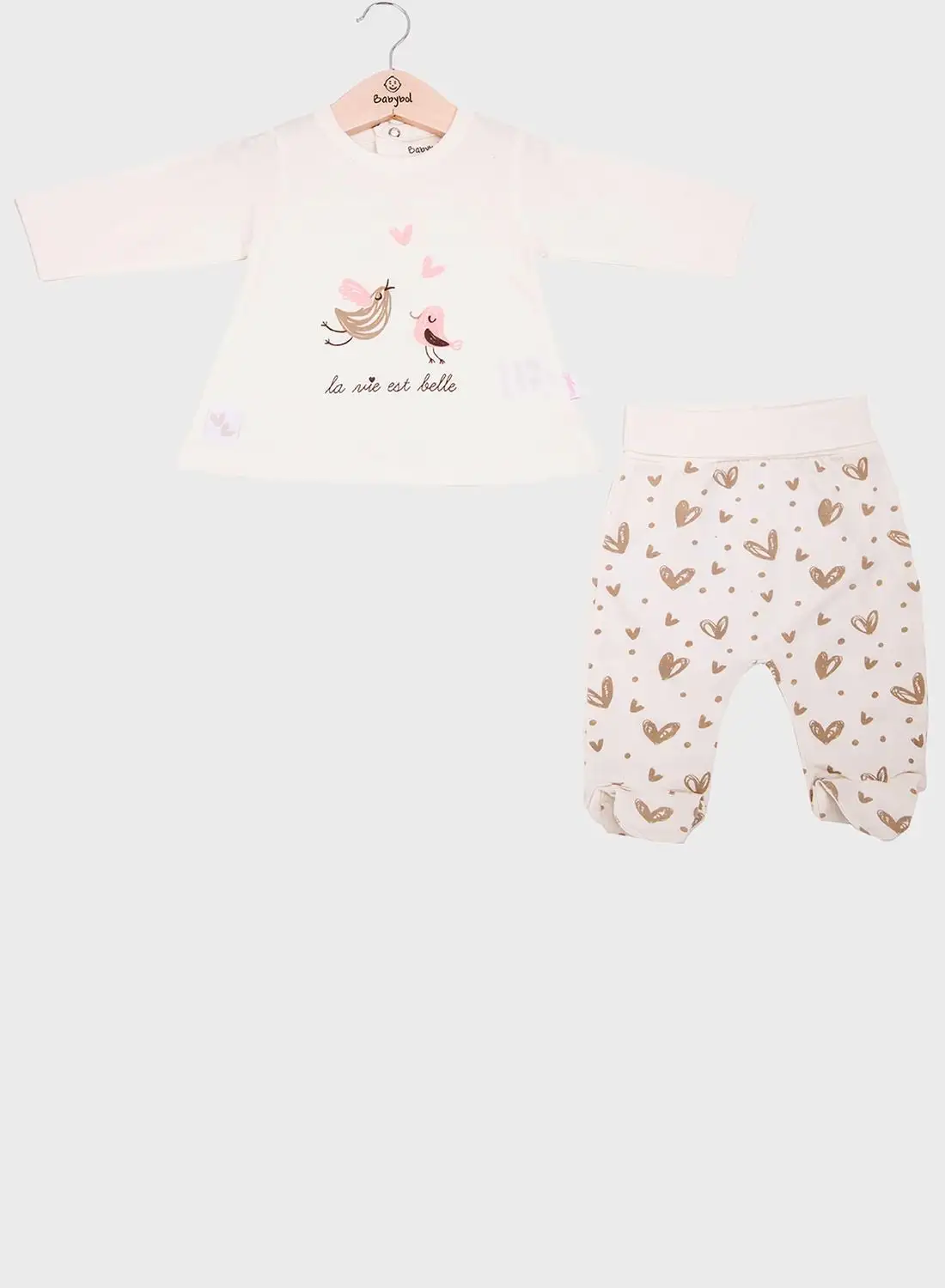 Babybol Infant Printed T-Shirt & Sweatpants