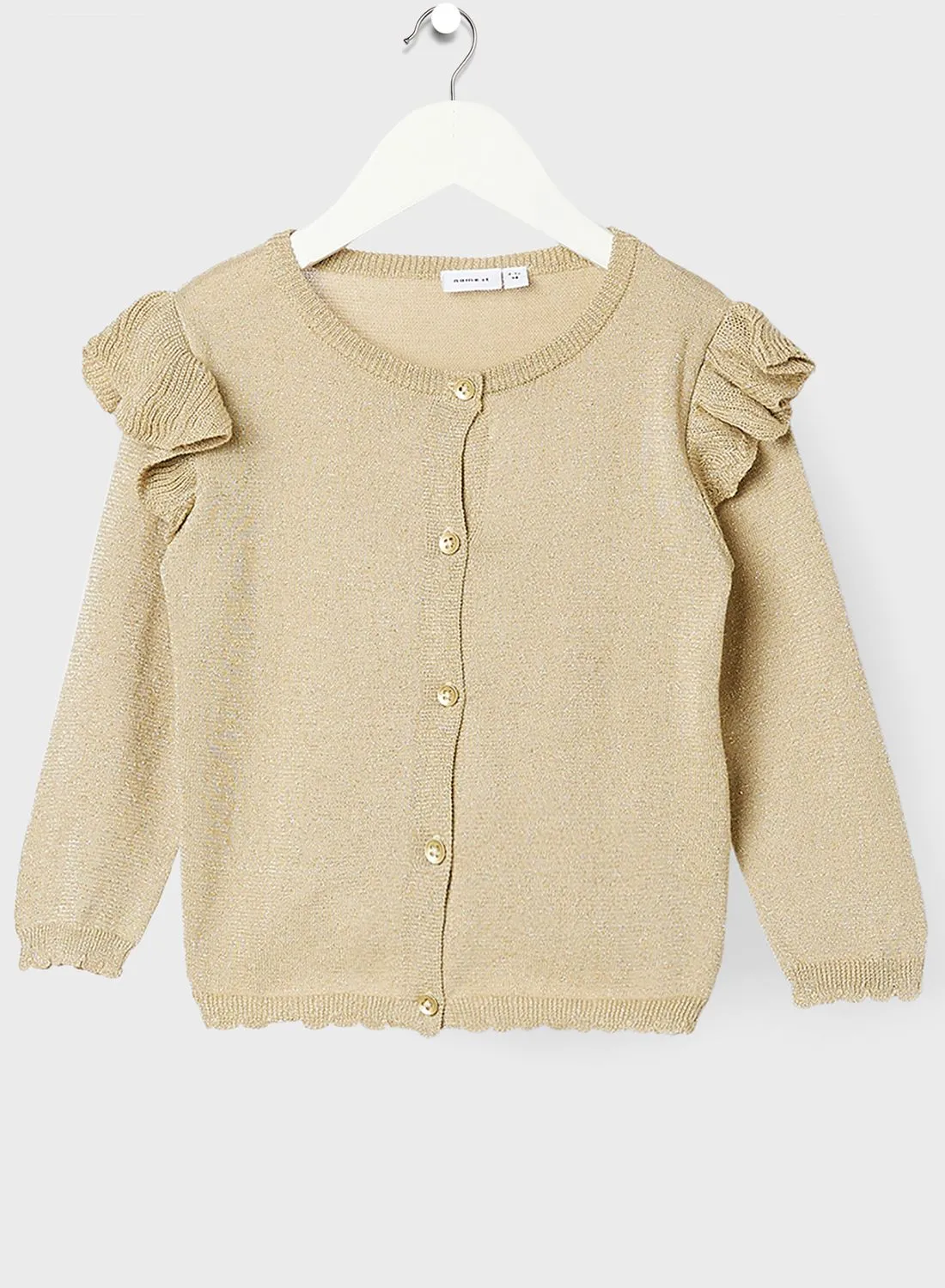 NAME IT Kids Glitter Knitted Cardigan