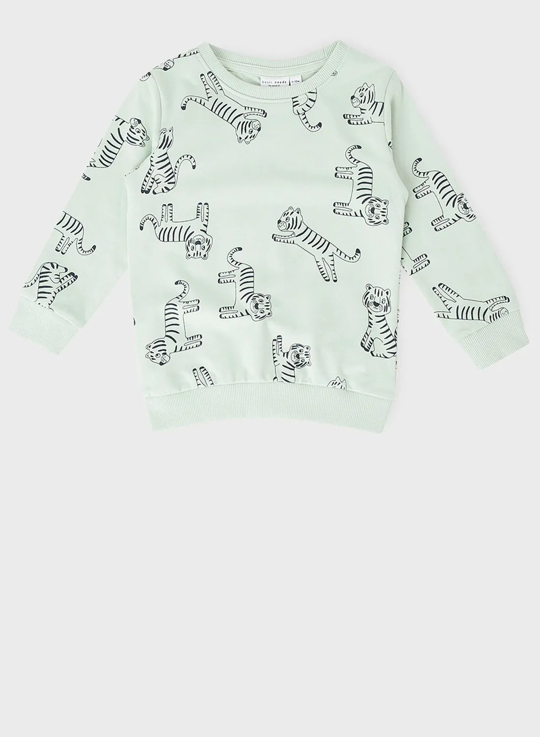 NAME IT Kids Tiger Print Sweatshirt